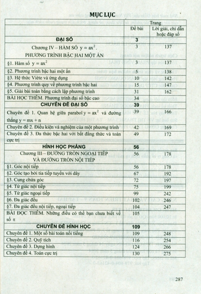 NÂNG CAO VÀ PHÁT TRIỂN TOÁN LỚP 9 - TẬP 2 (Theo chương trình GDPT 2018)